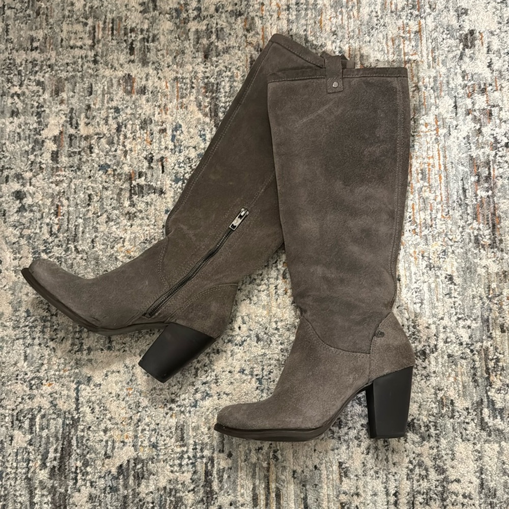 UGG suede boots mid calf